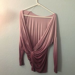 Ombré knot top